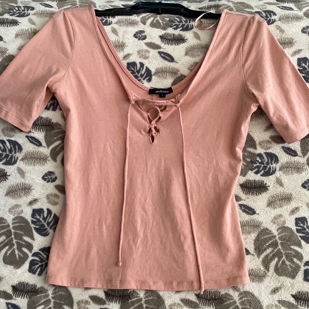Forever 21 Ambiance quarter sleeve shirt
